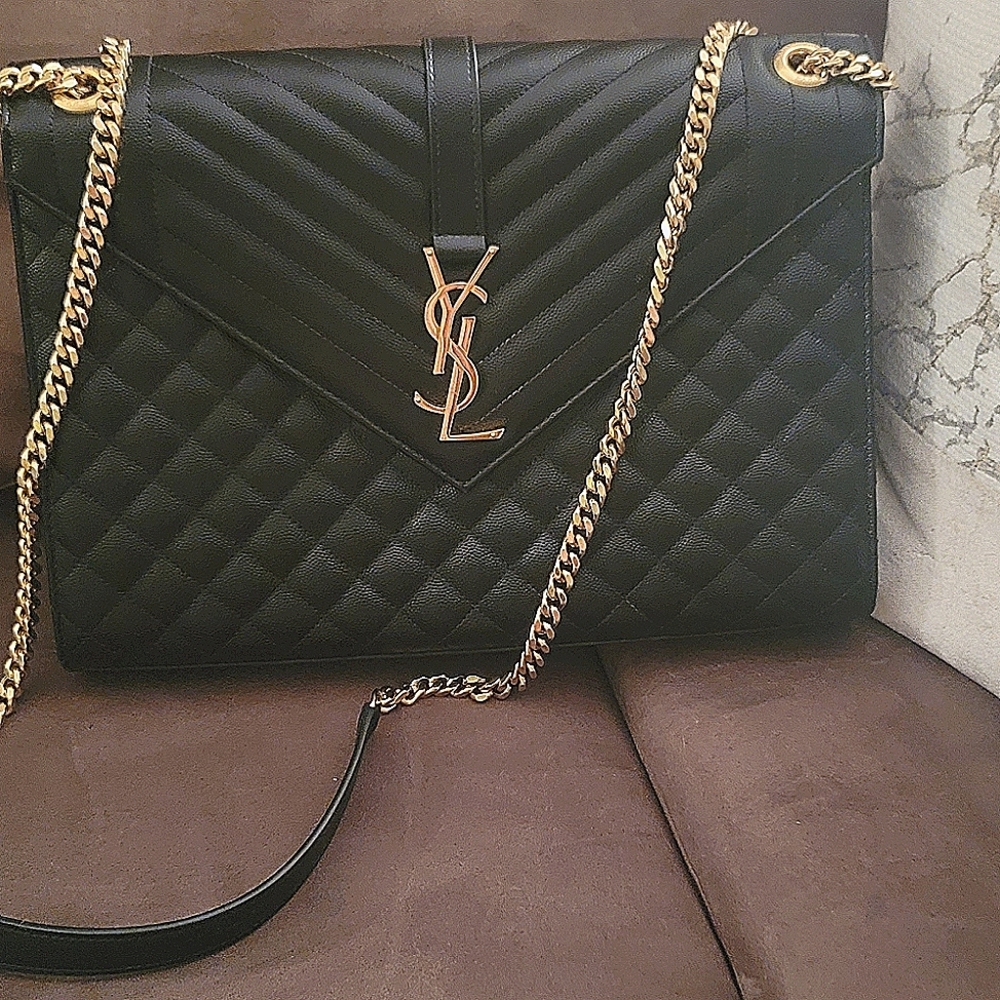 Saint Laurent Large bag In quilted print